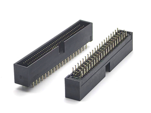 ขั้วต่อ PCB แบบกล่อง DIN 1.27*2.54 มม. แบบตัวผู้ แถวสี่แถว ตรง รูปทรงสี่เหลี่ยมผืนผ้า หน้าสัมผัสทองเหลือง ตัวเรือนไนลอน สูง 10.4 มม. 80 ขา - Product Image 4