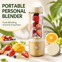 Personnalisé Oem Odm Fruits Légumes Électrique 6 Lames Mini Portable Rechargeable Tasse À Main Lente Presse-agrumes Extracteur Machine Mélangeur