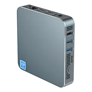 Soyeer capa de metal j4125 mini pc ak7, para windows 10, pro, 6g, 8g, 128g, 4g, 64g com ventoinha 4k, linux, para projeto