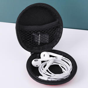 Étui pour casque léger d'approvisionnement d'usine personnalisé à <span class=keywords><strong>bas</strong></span> <span class=keywords><strong>prix</strong></span> pour écouteurs en fil de matériau PU étanche et étui pour écouteurs sans fil - Product Image 3