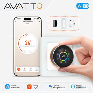 AVATTO WT20R/ZWT20R Venta al por Mayor de Fábrica OEM/ODM Termostato Digital Programable de <span class=keywords><strong>Calefacción</strong></span> WiFi Tuya - Product Image 1