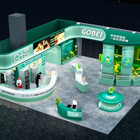 Stand d'exposition modulaire tendance MEGA pour événements de mode, idéal pour les influenceurs et les pop-up stores