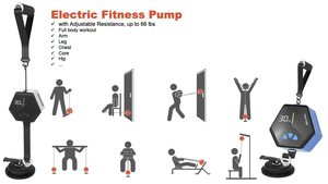 Groothandel Draadloze 8V 800mAh Pocket Gym Mini Smart Home Gym Kabel Fly Trainer met Borstelloze Motor voor Volledige Lichaamstraining - Product Image 4