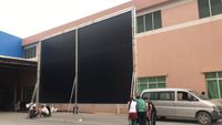 Écran de Projection Pliable Rapide de 220 Pouces (16:9) 487 x 274 cm pour Projection Avant et Arrière