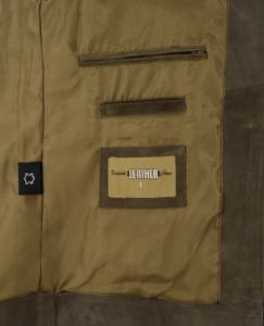 Custom 100% Genuine Olive Goat <b>Suede</b> Leather <b>Men</b>’s <b>Jacket</b> Private Label OEM/ODM Bulk Wholesale Fashion Luxury Style - Product Image 5