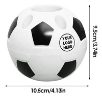 Support de stylos en gros sur le thème du football, organisateur de bureau pour la promotion scolaire, cadeau de bureau, conteneur de papeterie