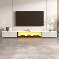 Meuble TV Combinaison de tables basses Meuble TV de luxe simple et léger Nouveau meuble TV au sol pour salon Design