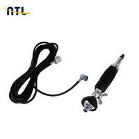 Antenne CB mobile combinée ATL 3.5dBi ALAN 9 en acier inoxydable à montage sur panneau, 27 MHz, polarisation verticale, connecteur mâle N-Type ATl-9