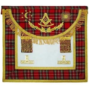 Artículo masónico de alta calidad, delantal de cuero Masonic Regalia, delantal bordado con logotipo personalizado para masón - Product Image 5