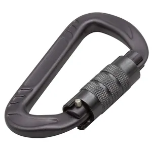 JENSAN झूला के लिए कस्टम ताला Carabiner ताला Carabiner चढ़ाई क्लिप 12kN एल्यूमीनियम तस्वीर हुक