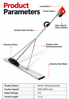 Vibrateur à béton électrique portable, machine à haute fréquence avec tige flexible pour le compactage du béton