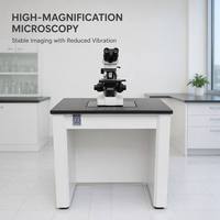 Table anti-vibrations industrielle de haute précision avec plateau en marbre pour balance analytique, microbalance, résistante aux acides et aux alcalis, utilisation hospitalière