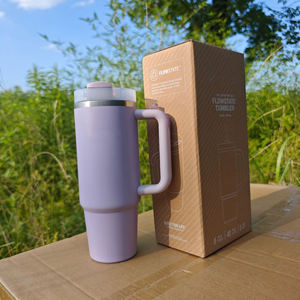 R2503-58 Modern tasarım paslanmaz çelik yalıtımlı araba bardak 40oz kapasiteli açık spor su şişeleri için hediye - Product Image 3