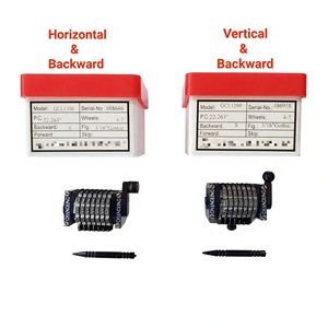 Numéroteur rotatif 7 chiffres de qualité supérieure, 3/16 po, numérotation horizontale, verticale et inversée pour machine d'impression offset GTO52 - Product Image 1