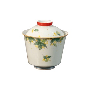 Hand-painted osmanthus ceramic tea cup cup kung fu tea cup Chinese tea cup cup cup bowl built <b>kettle</b> dry bubble plate - Product Image 5