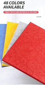 Panneaux acoustiques en fibre de polyester écologiques modernes, épaisseur 1 cm, couleur personnalisable, design 3D, décoratifs - Product Image 3