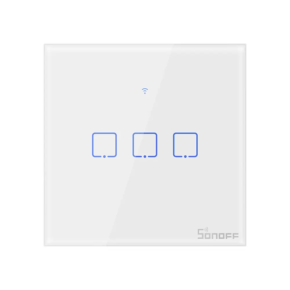 2019 New type UK/EU/US standard for TX T1 T2 T3 US 3 Gang wifi smart wall touch switch