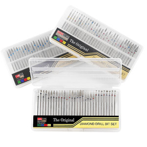 Juego de 30 brocas para uñas con diamante para remover piel muerta, herramienta de aleación con logotipo personalizado - Product Image 1