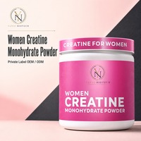 Créatine monohydrate en poudre à marque privée, complément nutritionnel sportif, saveur fraise, 9g par portion, formule personnalisée pour