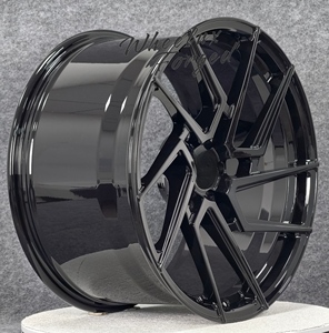ขอบล้อแม็กสีดำเงา5X112 5X114.3กำหนดเอง20 21 22นิ้วสำหรับ <span class=keywords><strong>Mercedes</strong></span> <span class=keywords><strong>Benz</strong></span> AMG GTS C43 C63 G63 E63ล้อ S63แบบ GLC - Product Image 2