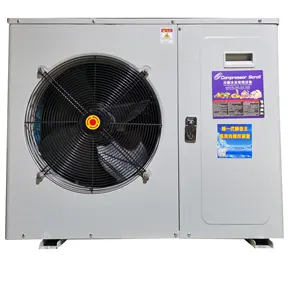 Unidad de condensación refrigerada por aire personalizada tipo caja Unidades de condensación de compresor de desplazamiento de refrigeración para cámara frigorífica