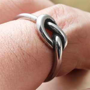 Stainless Steel Bowknot Ring Men's Retro Punk Style Jewelry Gift 280690 - Product Image 1
