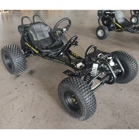 Go Kart de Alta Gama de 420 CC y 15 HP para Senderos de Montaña, con Amortiguación Completa, Kart para Césped de 4 Tiempos, Buggy para Terrenos Fangosos
