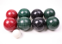 Boules de pétanque en résine personnalisées avec logo, 8 pièces, 90 mm, écologiques, durables, incassables, pour jeux sportifs familiaux, emballage en sac à main