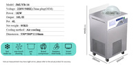 Machine à crème glacée dure verticale automatique 10L/H machine à crème glacée de pasteurisation de lait supermarchés congélateur de gelato de comptoir