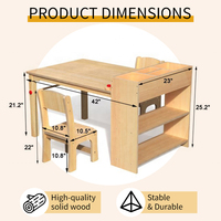 Table et chaises pour enfants Friends, ensemble table et chaise pour tout-petits, mobilier pour enfants