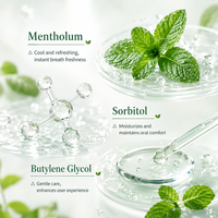 KORMESIC Spray buccal probiotique Menthe Haleine fraîche Brume rafraîchissante pour la bouche Portable Vente en gros Logo personnalisé Marque privée