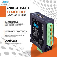 Módulo de Entrada Analógica Modbus TCP IO de 24 Bits, 8 Canales, 0-10V a RS485, Original, Nuevo, en Stock