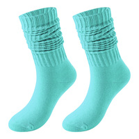 Chaussettes Slouch moins chères pour femmes longues chaussettes Slouchy Scrunch chaussettes tricotées grosses chaussettes