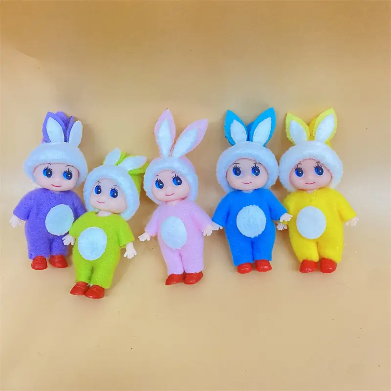 Factory Hot Sale Mini Plush Doll Gift For Kids Christmas Decoration New Cute Easter Rabbit Bunnies Toy Baby Elf Bunny