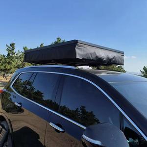 Tente <span class=keywords><strong>de</strong></span> <span class=keywords><strong>toit</strong></span> <span class=keywords><strong>de</strong></span> voiture pliable EM, tente <span class=keywords><strong>de</strong></span> camping familiale pour 3 personnes, imperméable, protection UV, avec annexe pour fourgonnette, SUV, camion - Product Image 1