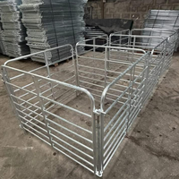 Panneaux de clôture pour bétail galvanisés à chaud, résistants aux intempéries, faciles à assembler, portables, pour enclos à moutons, pour la ferme