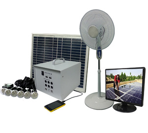 Batteries Lithium-Ion portables 40W générateur <span class=keywords><strong>solaire</strong></span> kits d'éclairage de système d'énergie domestique avec panneaux - Product Image 1