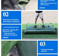 Jiamei Jisn-100 Réservoir d'eau pliable portable en bâche PVC 3x1.5x1m pour irrigation agricole Garantie 1 an