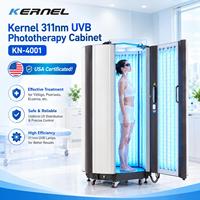 Appareil de photothérapie UVB 311nm pour le corps entier, homologué CE US 510K, cabinet de luminothérapie UV pour le vitiligo et le psoriasis