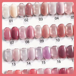 Kit de <span class=keywords><strong>Vernis</strong></span> à Ongles Gel <span class=keywords><strong>Bio</strong></span> Monophase Semi-<span class=keywords><strong>Permanent</strong></span> Brillant Scintillant Étiquette Privée Formule Respirante Couleurs de Set Sélectionnées - Product Image 4