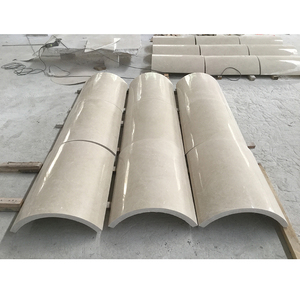 Aran Beige Marmo Colonna Esterna Capitale di Disegno - Product Image 1