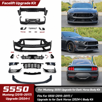 Kit de conversion de pare-chocs avant et arrière style Dark Horse pour Ford Mustang S550 2015 2016 2017 à 2024+