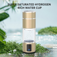 Botella de Agua Portátil Rica en Hidrógeno de Alta Calidad, Tipo-C USB, 200mL, 1800ppb~4500ppb, Eléctrica, para Uso en Exteriores, Automóvil y Hogar