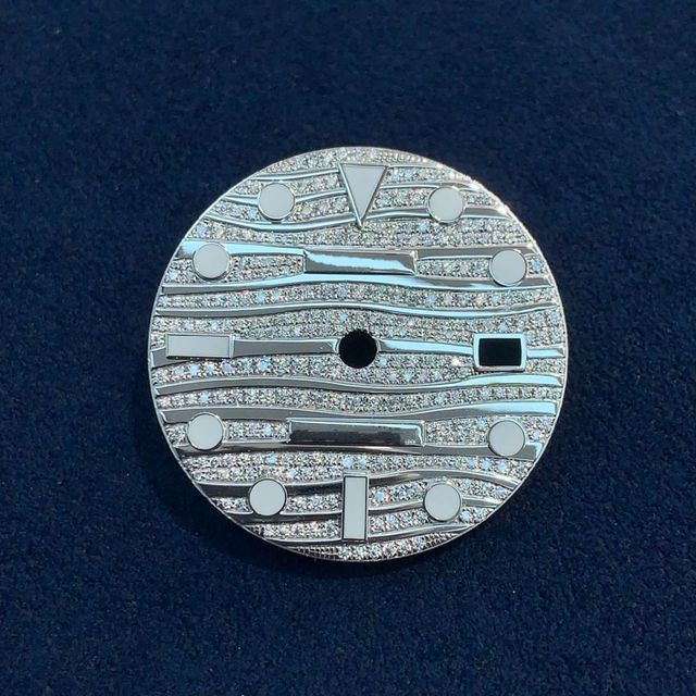 High-End NH35 RLX/PP Dial - Arabic/Numeral Markers, 28.5mm, Transparent Glass, NH34 Movement