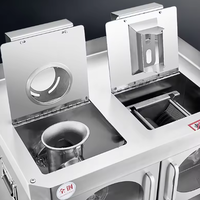 Nouvelle machine électrique multifonctionnelle commerciale pour trancher, hacher et garnir les saucisses, en acier inoxydable de qualité alimentaire, automatique