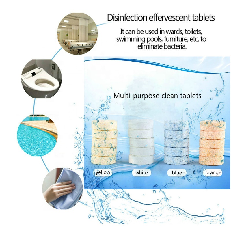 Экологически чистые шипучие таблетки для чистки стекла