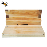 Golden Palace Flows Hive, 4 cadres à flux d'air avec 4 tubes à flux d'air automatiques et 1 clé, qualité alimentaire