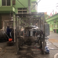 Huashang Custom Industrial Kantelbare Jacketed Kettle Stoom LPG Kookapparatuur Jacketed Kettle Met Roerder voor Voedsel