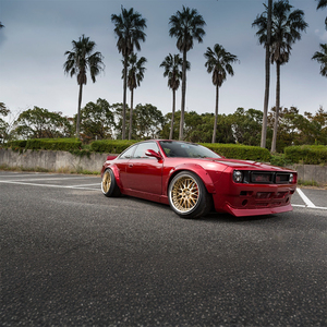 Jantes forgées sur mesure en 3 parties, entièrement inversées, 18x7 à 20x15, à rayons dorés et à déport profond pour Nissan Silvia S13 S14 - Product Image 4