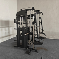 Équipement de fitness multifonctionnel pour la musculation, machine Smith à double poulie réglable et entraîneur croisé par câble
